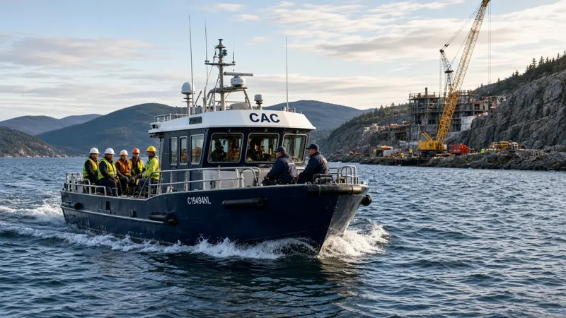 CAC 15-ton vessel transporting workers and crew