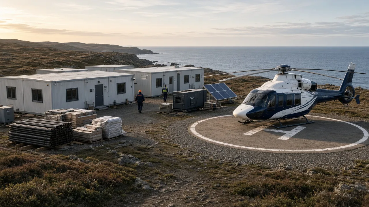 Remote and island site infrastructure